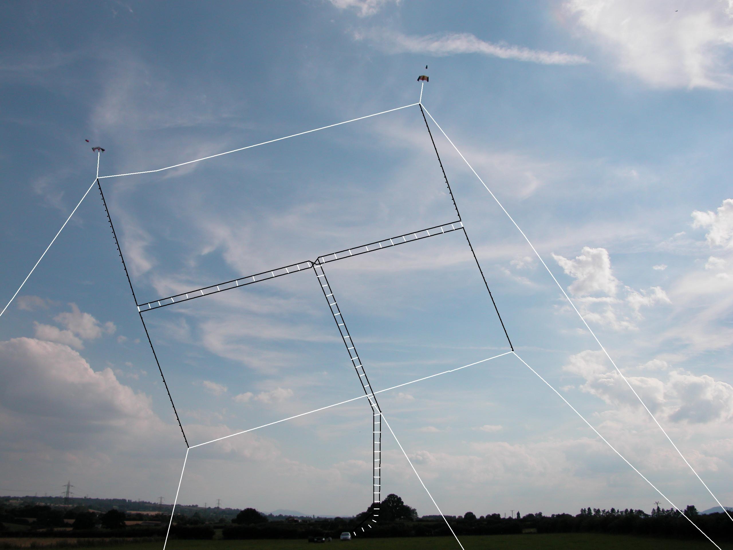 kite antenna Thornbury & South Gloucestershire Amateur Radio Club