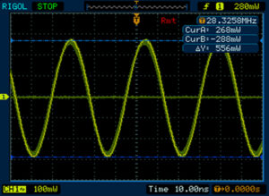 RTTY tone generated by DM-780